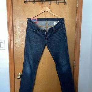 Acne Dark Blue Straight Jeans